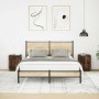 Mesillas de noche con luces LED 2 uds roble ahumado 38x34x50 cm de , Mesitas de noche - Ref: Foro24-861274, Precio: 79,56 €, ...