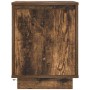 Mesillas de noche con luces LED 2 uds roble ahumado 38x34x50 cm de , Mesitas de noche - Ref: Foro24-861274, Precio: 79,56 €, ...