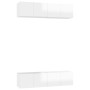 Muebles de salón TV 4 pzas madera ingeniería gris brillo de , Muebles TV - Ref: Foro24-3079269, Precio: 166,91 €, Descuento: %