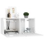 Muebles de salón TV 4 pzas madera ingeniería gris brillo de , Muebles TV - Ref: Foro24-3079269, Precio: 166,91 €, Descuento: %