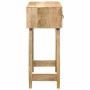 Mesa consola madera maciza de mango rugosa 90x32x75 cm by , Side tables - Ref: Foro24-4104519, Price: 185,78 €, Discount: %