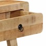 Mesa consola madera maciza de mango rugosa 90x32x75 cm by , Side tables - Ref: Foro24-4104519, Price: 185,78 €, Discount: %