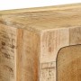 Mueble de TV de pared madera maciza mango rugosa 100x32x25 cm de , Almacenamiento para CD y DVD - Ref: Foro24-4104527, Precio...