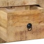 Mueble de TV de pared madera maciza mango rugosa 100x32x25 cm de , Almacenamiento para CD y DVD - Ref: Foro24-4104527, Precio...