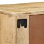 Mueble de TV de pared madera maciza mango rugosa 100x32x25 cm de , Almacenamiento para CD y DVD - Ref: Foro24-4104527, Precio...
