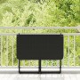 Mesa de jardín plegable de ratán sintético negra 90x51x75 cm von , Gartentische - Ref: Foro24-4108254, Preis: 84,00 €, Rabatt: %