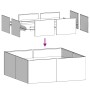 Jardinera 100x100x30 cm Acero inoxidable by , Pots and planters - Ref: Foro24-860812, Price: 97,71 €, Discount: %