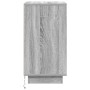 Mesilla de noche con luces LED sonoma gris 38x34x65 cm de , Mesitas de noche - Ref: Foro24-861306, Precio: 81,59 €, Descuento: %