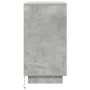 Mesilla de noche con luces LED gris hormigón 38x34x65 cm von , Nachttische - Ref: Foro24-861304, Preis: 80,79 €, Rabatt: %