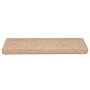 Alfombrilla escalera 30 uds 65x21x4 cm doradas