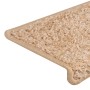 Alfombrilla escalera 30 uds 65x21x4 cm doradas