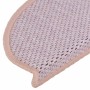 Alfombra autoadhesiva escalera sisal 30 uds 65x21x4 cm rosa by , Stair mats - Ref: Foro24-3365876, Price: 148,50 €, Discount: %