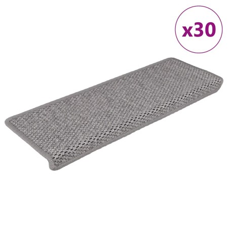 Alfombra autoadhesiva escalera sisal 30 uds 65x21x4 cm plateado by , Stair mats - Ref: Foro24-3365883, Price: 173,21 €, Disco...