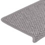 Alfombra autoadhesiva escalera sisal 30 uds 65x21x4 cm plateado by , Stair mats - Ref: Foro24-3365883, Price: 173,21 €, Disco...