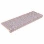 Alfombra autoadhesiva escalera sisal 30 uds 65x21x4 cm rosa by , Stair mats - Ref: Foro24-3365888, Price: 183,81 €, Discount: %