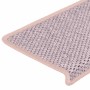Alfombra autoadhesiva escalera sisal 30 uds 65x21x4 cm rosa by , Stair mats - Ref: Foro24-3365888, Price: 183,81 €, Discount: %