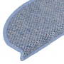 Alfombra autoadhesiva escalera sisal 30 uds 65x21x4 cm azul by , Stair mats - Ref: Foro24-3365874, Price: 176,28 €, Discount: %