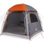 Tienda familiar Igloo para 6 personas impermeable gris naranja by , tents - Ref: Foro24-4009571, Price: 180,05 €, Discount: %