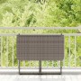 Mesa de jardín plegable gris 90x51x75 cm ratán sintético by , Garden tables - Ref: Foro24-4108256, Price: 81,66 €, Discount: %