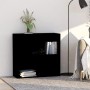 Estantería de madera de ingeniería negra 80x30x76,5 cm by , Bookcases and shelves - Ref: Foro24-801000, Price: 51,46 €, Disco...