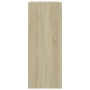 Estantería de madera de ingeniería roble Sonoma 80x30x76,5 cm by , Bookcases and shelves - Ref: Foro24-801002, Price: 50,63 €...