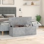Caja de almacenaje madera ingeniería gris hormigón 102x35x35 cm de , Baúles de almacenamiento - Ref: Foro24-840691, Precio: 8...