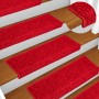 Alfombrilla escalera 20 uds 65x21x4 cm rojo von , Treppenmatten - Ref: Foro24-3365857, Preis: 100,36 €, Rabatt: %