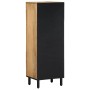 Aparador alto madera maciza de mango marrón 40x33x110 cm by , CD and DVD storage - Ref: Foro24-4017749, Price: 196,26 €, Disc...
