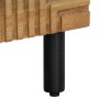 Aparador alto madera maciza de mango marrón 40x33x110 cm by , CD and DVD storage - Ref: Foro24-4017749, Price: 196,26 €, Disc...
