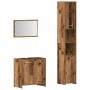 Juego de muebles de baño 3 piezas madera ingeniería envejecida von , Badezimmermöbel - Ref: Foro24-3328561, Preis: 159,03 €, ...