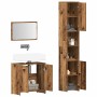 Juego de muebles de baño 3 piezas madera ingeniería envejecida von , Badezimmermöbel - Ref: Foro24-3328561, Preis: 159,03 €, ...