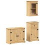 Juego de muebles de baño Corona 3 pzas madera maciza pino von , Badezimmermöbel - Ref: Foro24-3334633, Preis: 257,58 €, Rabat...