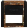 Mesilla de noche multicolor 40x35x40 cm madera maciza reciclada de , Mesitas de noche - Ref: Foro24-4015950, Precio: 85,49 €,...