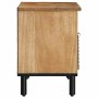 Mueble de TV madera maciza de mango marrón 80x33x46 cm by , CD and DVD storage - Ref: Foro24-4017737, Price: 94,03 €, Discoun...