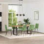 Sillas de comedor 6 unidades terciopelo verde claro de , Sillas de comedor - Ref: Foro24-3315559, Precio: 245,99 €, Descuento: %
