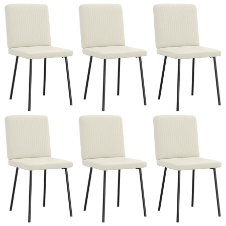 Sillas de comedor 6 unidades de terciopelo crema von , Essstühle - Ref: Foro24-3315565, Preis: 245,13 €, Rabatt: %
