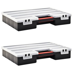 Caja compartimentos 2 uds divisores plástico 460x325x80 mm von , Werkzeugkästen - Ref: Foro24-146272, Preis: 34,68 €, Rabatt: %