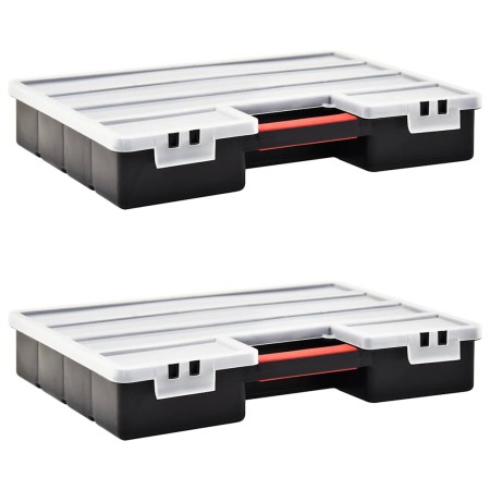 Caja compartimentos 2 uds divisores plástico 460x325x80 mm von , Werkzeugkästen - Ref: Foro24-146272, Preis: 34,68 €, Rabatt: %
