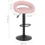 Taburetes de cocina 2 unidades terciopelo rosa von , Küchenhocker - Ref: Foro24-333274, Preis: 110,93 €, Rabatt: %