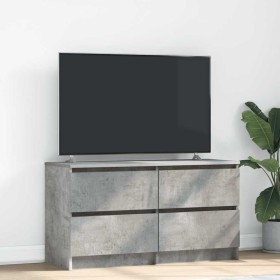 Mueble de TV madera de ingeniería gris hormigón 100x35x54 cm von , TV-Möbel - Ref: Foro24-861799, Preis: 87,25 €, Rabatt: %