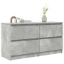Mueble de TV madera de ingeniería gris hormigón 100x35x54 cm by , TV Furniture - Ref: Foro24-861799, Price: 87,25 €, Discount: %