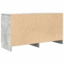 Mueble de TV madera de ingeniería gris hormigón 100x35x54 cm by , TV Furniture - Ref: Foro24-861799, Price: 87,25 €, Discount: %