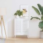 Puerta de armario de lamas 2 uds blanco 69x29,5 cm von , Schranktüren - Ref: Foro24-4015904, Preis: 49,32 €, Rabatt: %