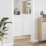Puertas batientes diseño de lamas 2 par blanco 100x100 cm von , Türen für zu Hause - Ref: Foro24-4107147, Preis: 154,59 €, Ra...