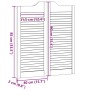 Puertas batientes diseño de lamas 1 par 90x80cm madera pino de , Puertas para el hogar - Ref: Foro24-4107126, Precio: 60,39 €...
