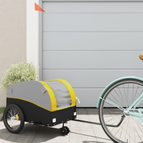 Remolque para bicicleta hierro negro y amarillo 30 kg von , Fahrradanhänger - Ref: Foro24-94141, Preis: 98,65 €, Rabatt: %