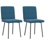 Sillas de comedor 2 unidades terciopelo azul von , Essstühle - Ref: Foro24-4101166, Preis: 85,17 €, Rabatt: %