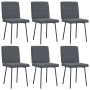 Sillas de comedor 6 unidades terciopelo gris oscuro von , Essstühle - Ref: Foro24-3315527, Preis: 249,71 €, Rabatt: %