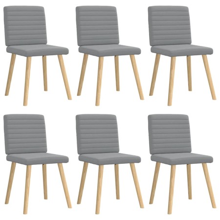 Sillas de comedor 6 unidades de tela gris claro von , Essstühle - Ref: Foro24-3315544, Preis: 296,00 €, Rabatt: %