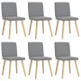 Sillas de comedor 6 unidades de tela gris claro von , Essstühle - Ref: Foro24-3315544, Preis: 296,00 €, Rabatt: %